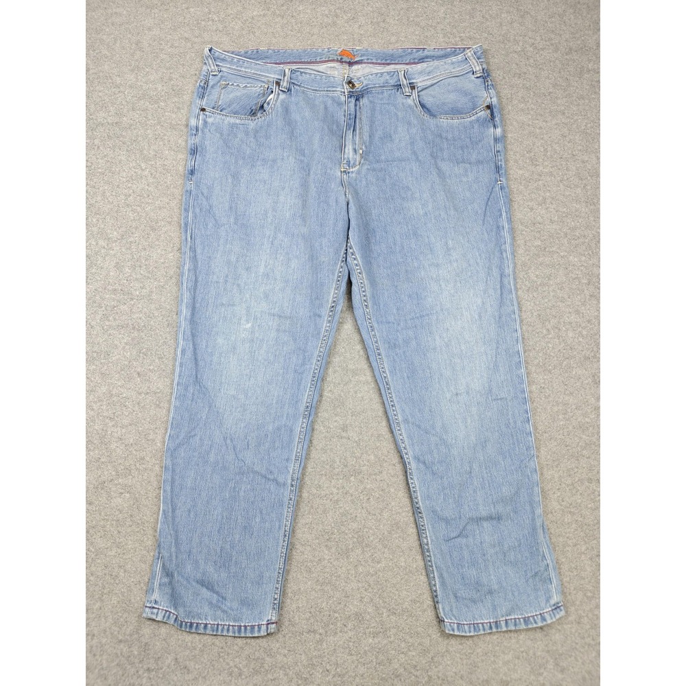 Tommy Bahama Cayman Island Jeans Mens 46x30 Light Wash Relaxed Straight Denim - Picture 1 of 15
